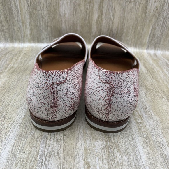 Rebecca Minkoff Sadie Slip on Open Toe Marble Flat‎ Shoes Womens 9M - Picture 4 of 9